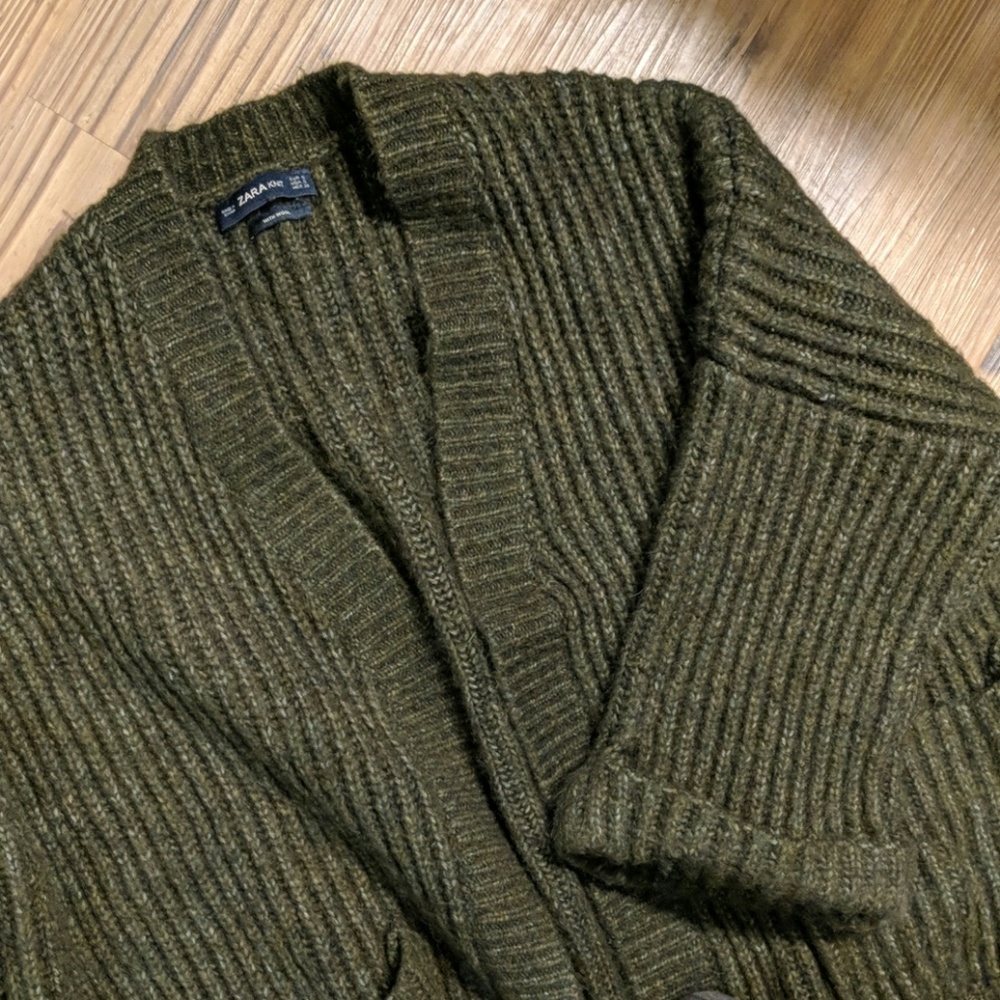 Zara oversized wool blend sweater